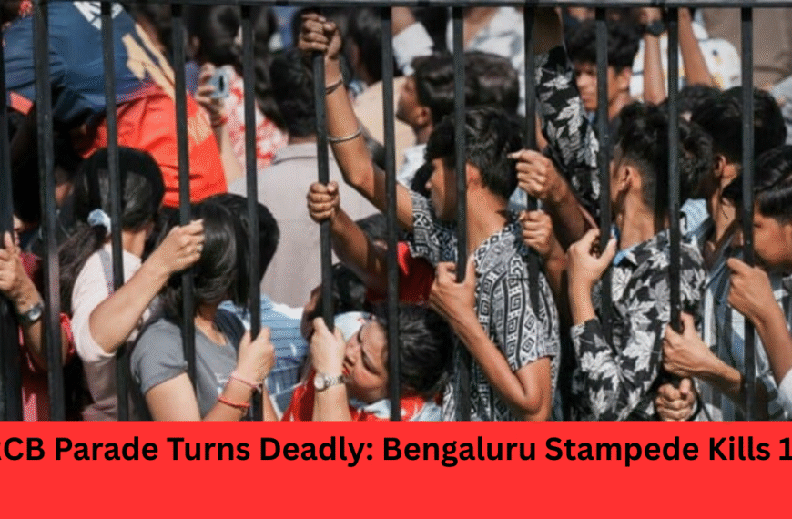 Tragedy Strikes Bengaluru: Stampede at RCB Victory Parade…